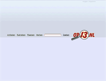 Tablet Screenshot of op13.nl